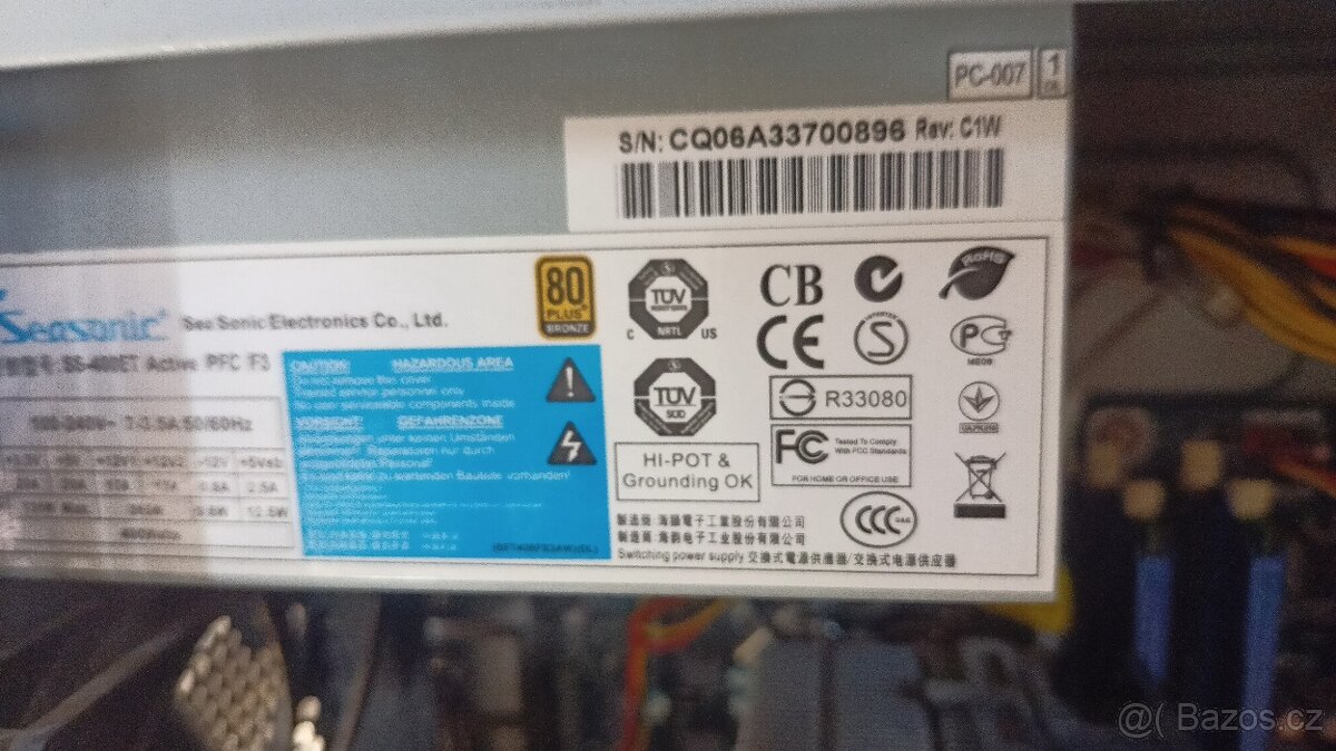Pentium G850,2,9GHz,case,deska,RAM,zdroj - 8