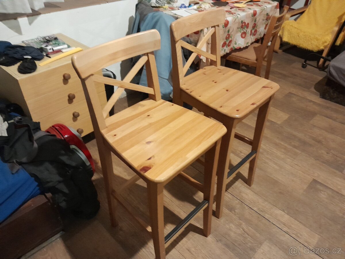 Ikea barová židle Ingolf - 8