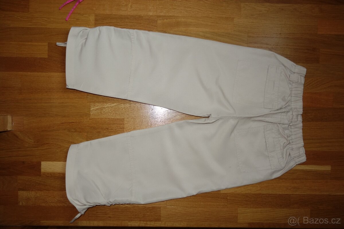 2x kalhoty (i 3/4) pro dvojčata vel.116 - 8