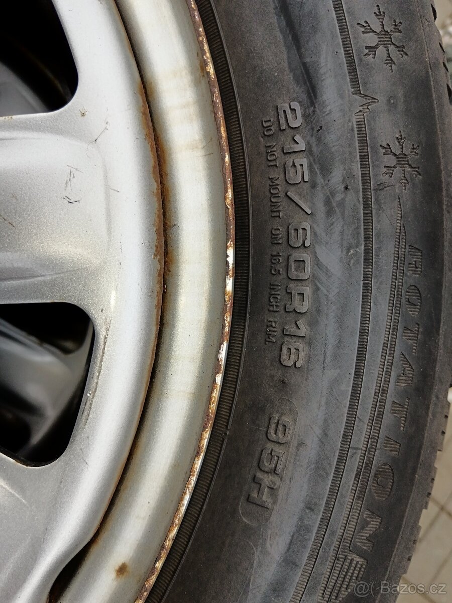 2x IDENTICKA ZIMNI SADA KOMPLET KOL 16" ORIGINAL SKODA - 8