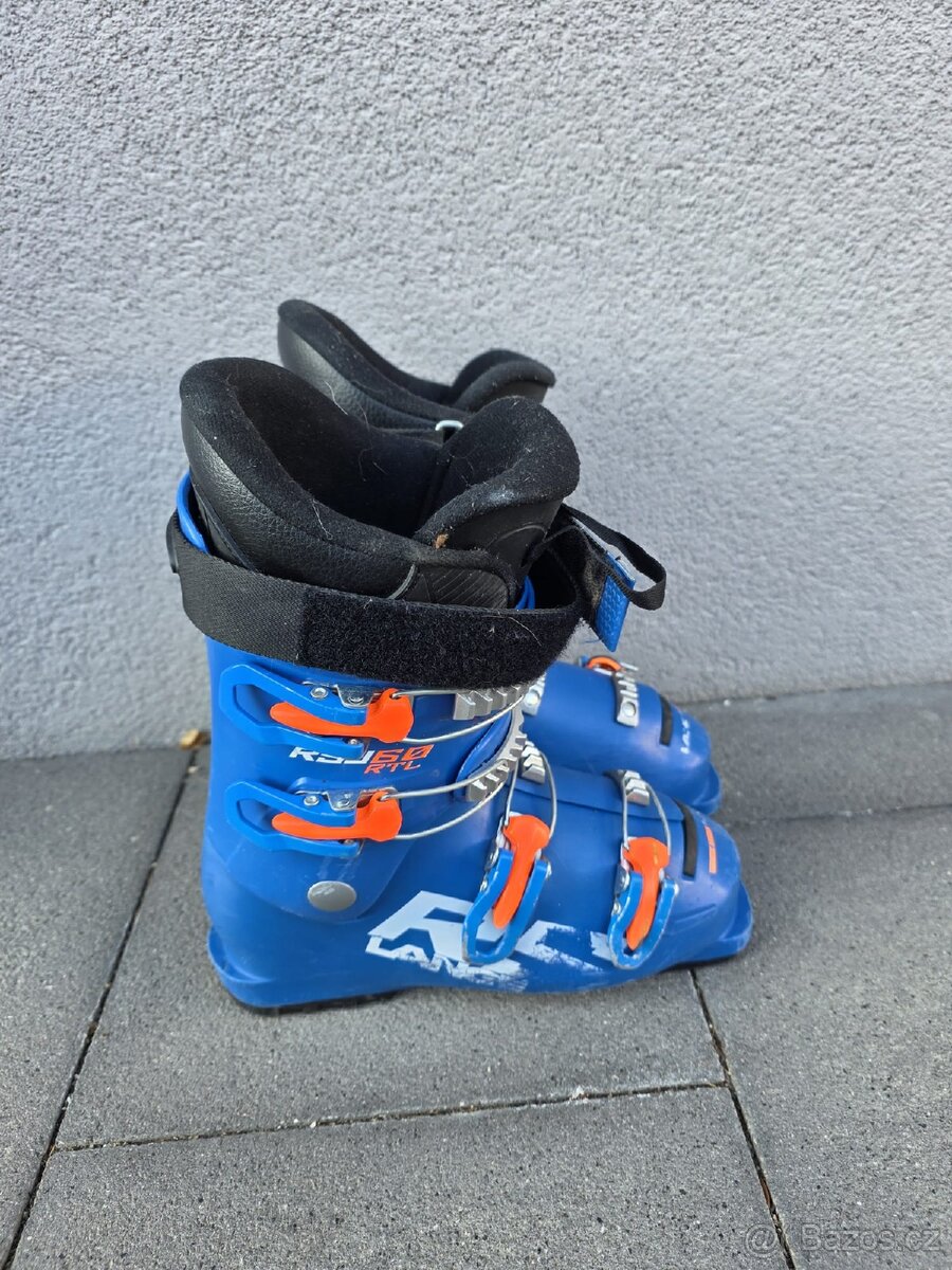 Lyže NORDICA TEAM, 130 + lyžáky - 8