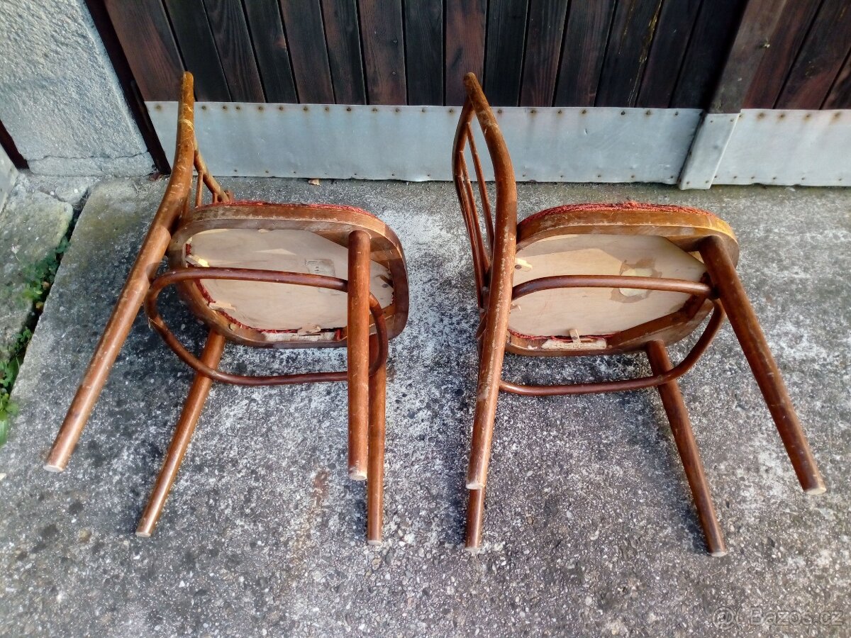 Retro židle 2 ks - 8