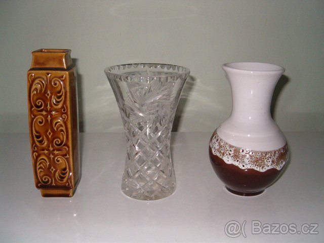 Starší vázy, vázičky, mísy - 8
