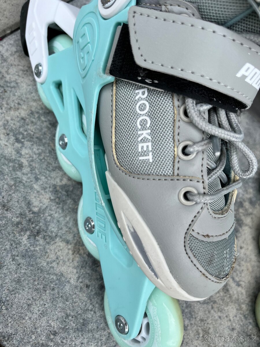 KOLEČKOVÉ BRUSLE ROCKET DĚTSKÉ - 8