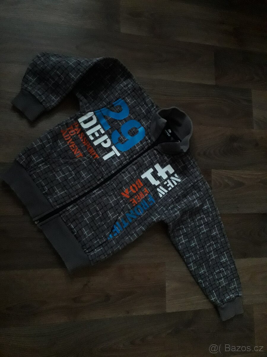 Mikina vel.116/122 teplá s choupkem - 8