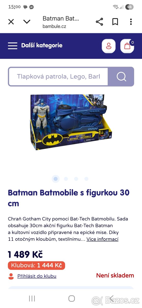 Batman a Batmobile - 8