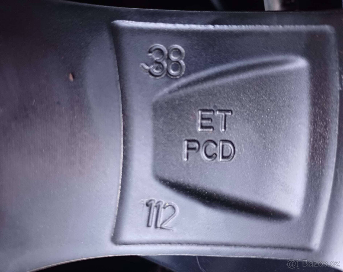 Letní alu sada disky kola originál Dezent 5x112 6,5Jx15 ET38 - 8