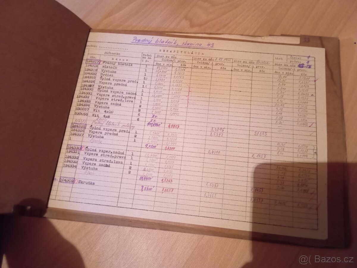 Prodám originál katalogy a seznamy na Jawa 550 1955 - 8