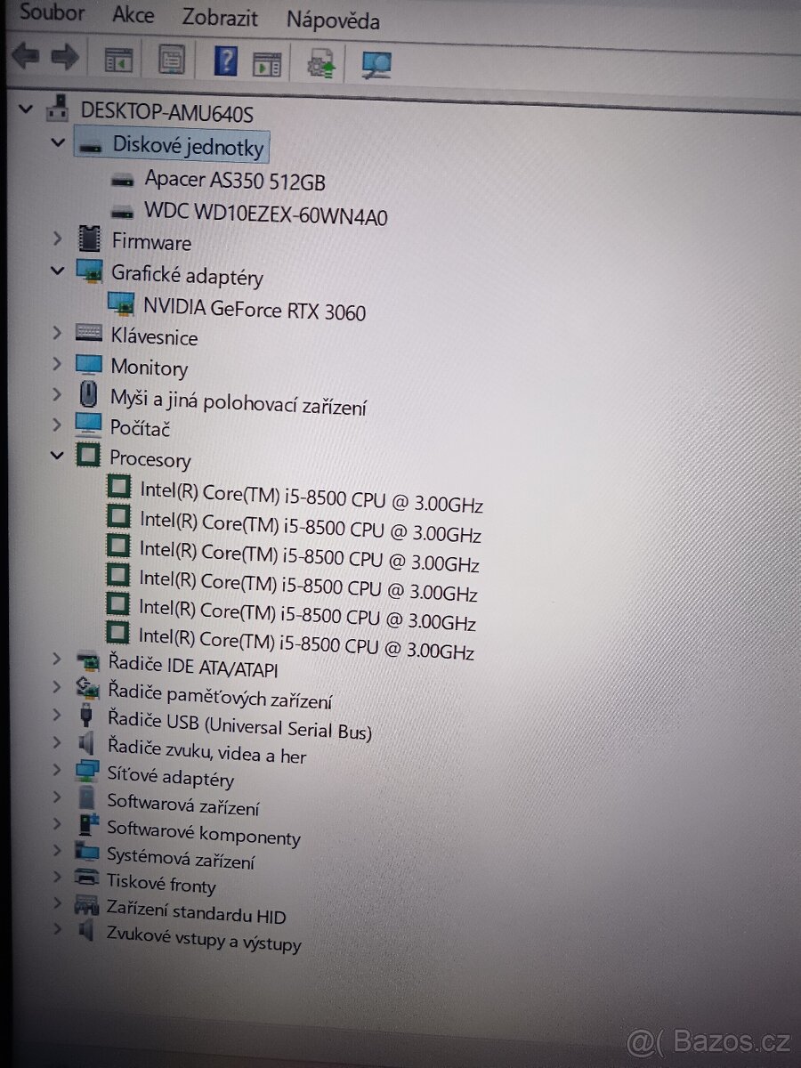 Herní PC,RTX 3060 12GB GDDR6 - 8