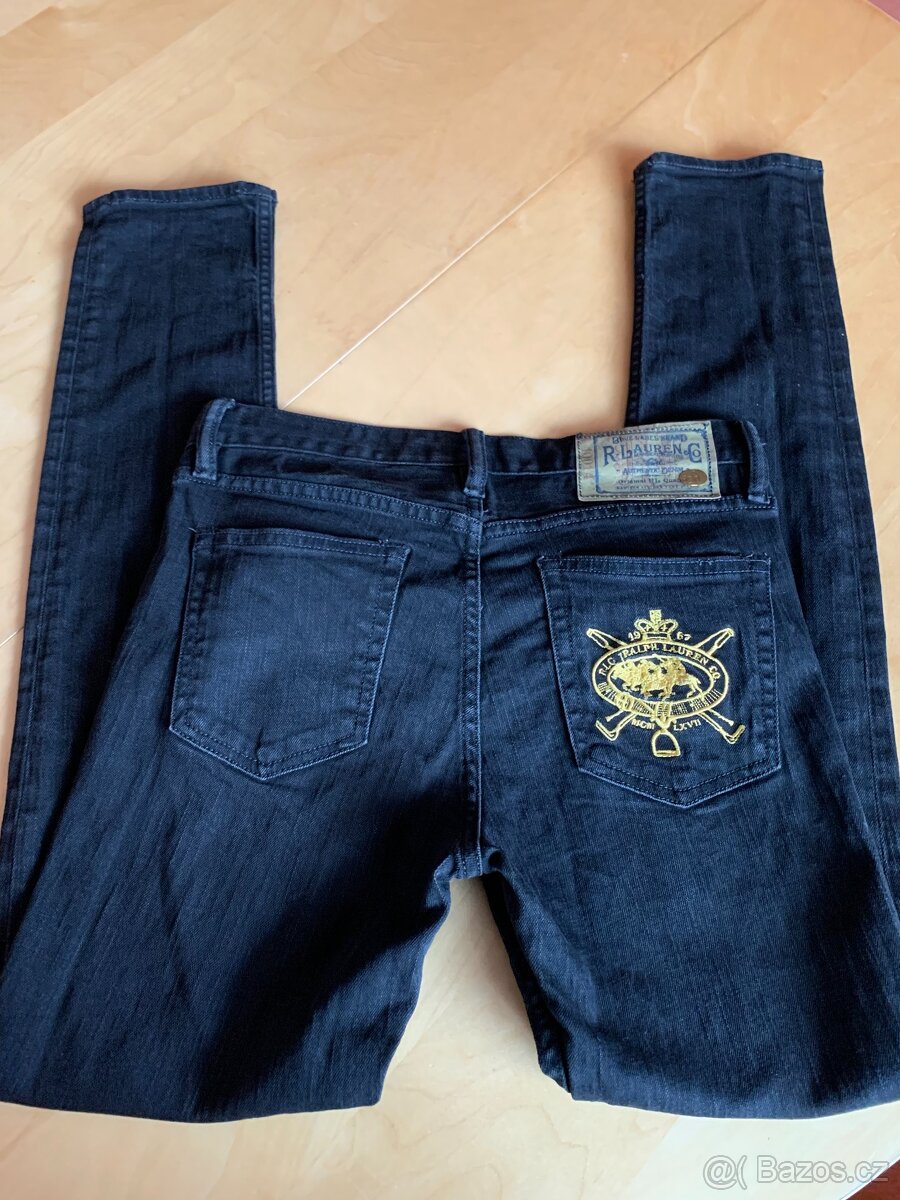 dámské černé džíny zn. RL - vel. 28 - 8