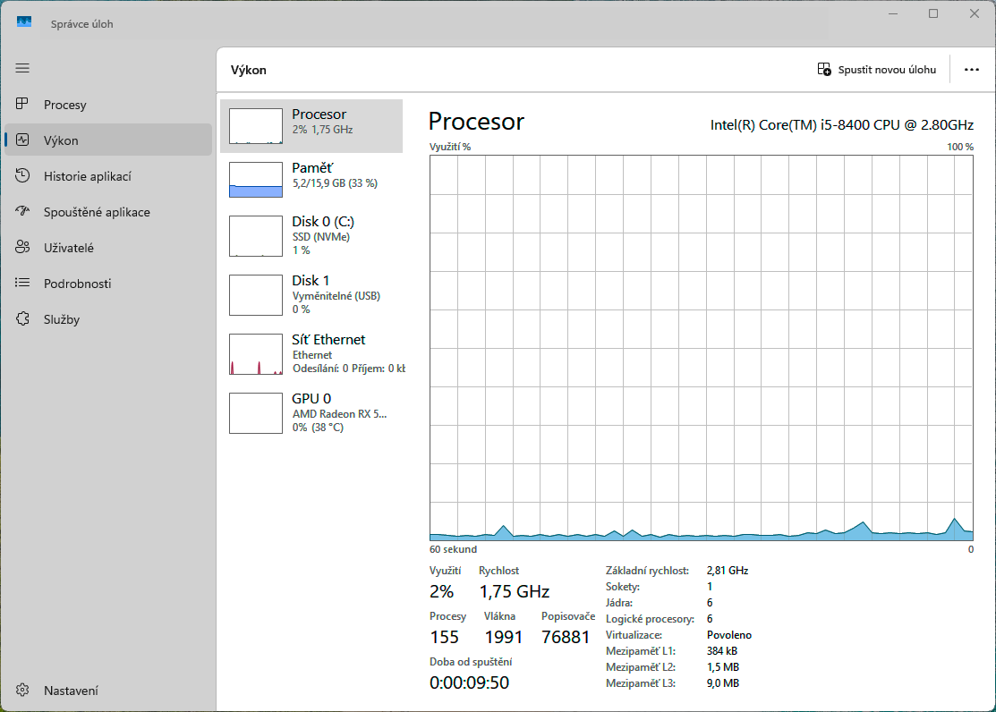 Herní počítač s RX 5700 XT - 8
