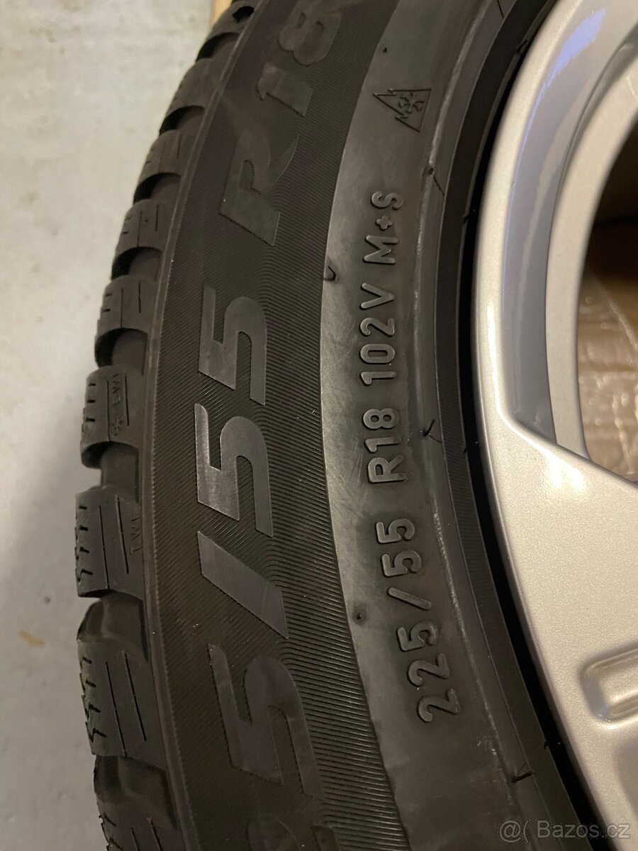 Original zimni Audi A6 S6 Allroad 225/55r18 95% - 8