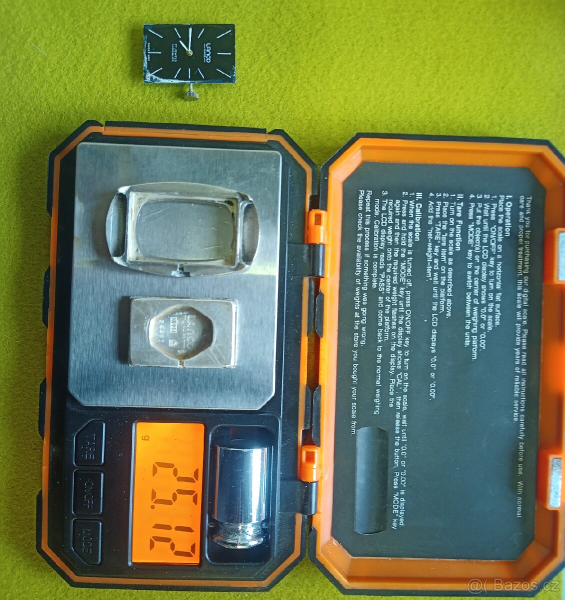 Stříbrné náramkové hodinky lenco - 8