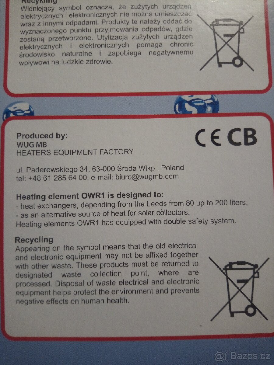 Topná jednotka 2kW 230V - 8