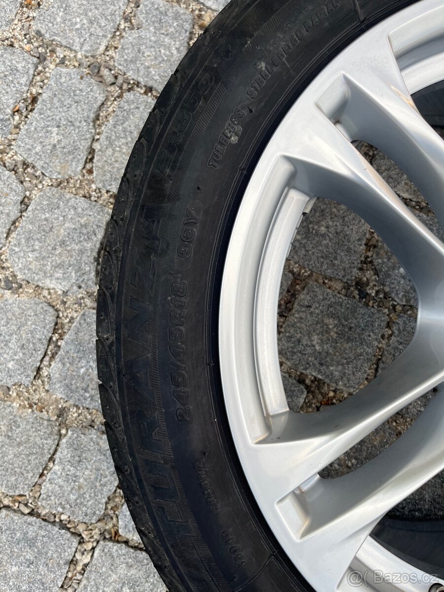 Prodám originál letní sadu alu kol 18" na BMW Styling 613M - 8