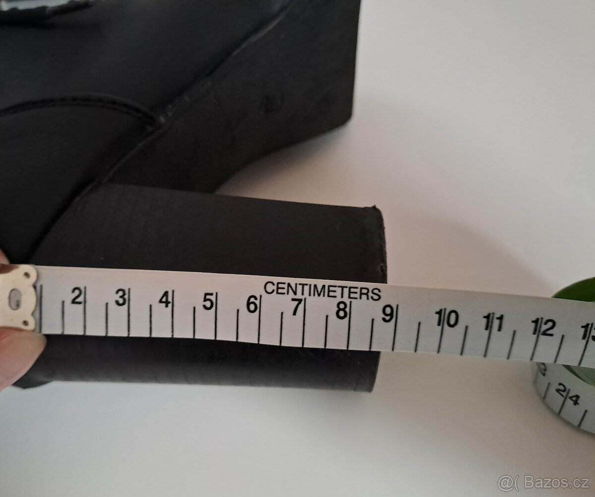 Šněrovací kotníková obuv Body Flirt s vysokým podpatkem - 8