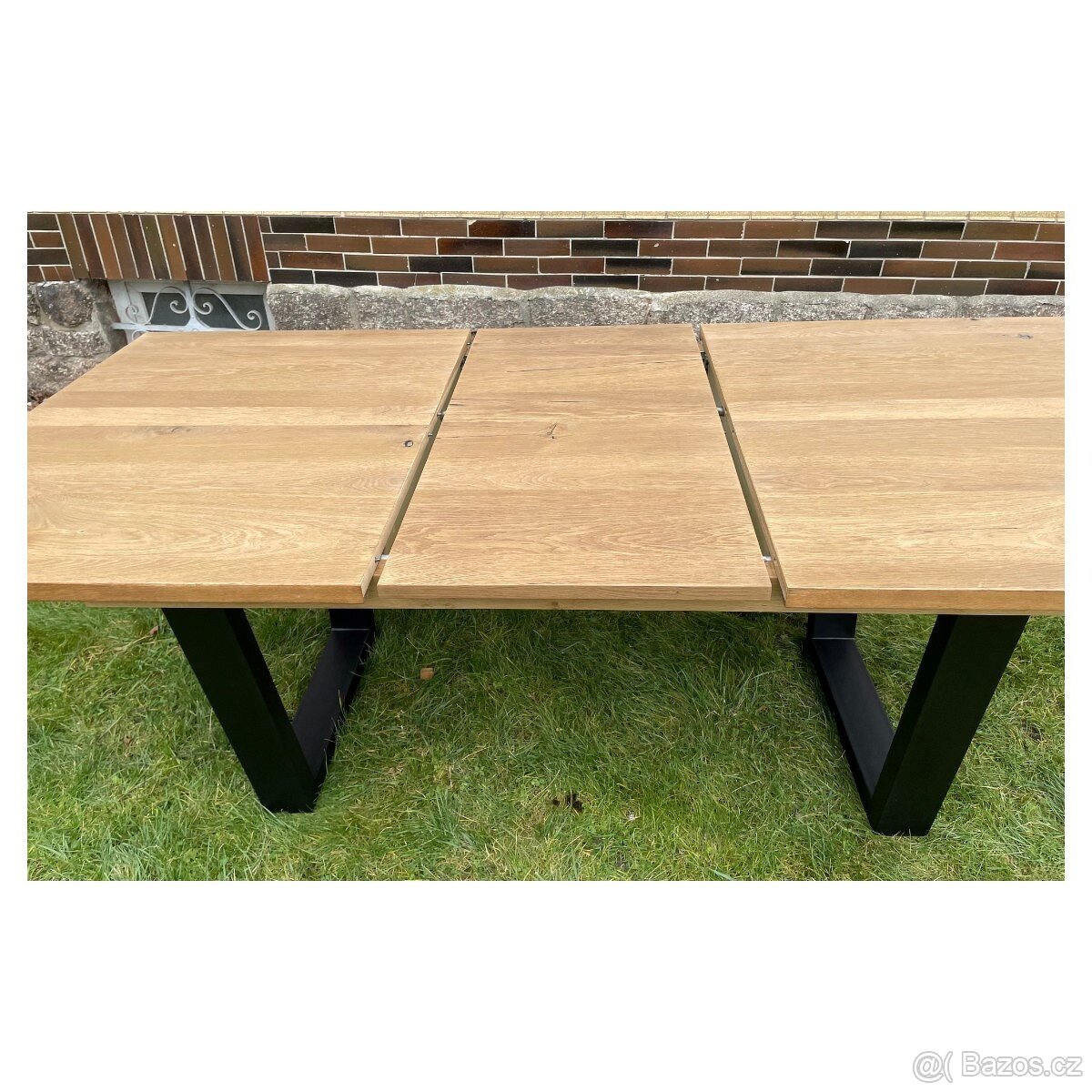 Masivní rozkládací jídelní stůl - Livingstone 160 cm - 8