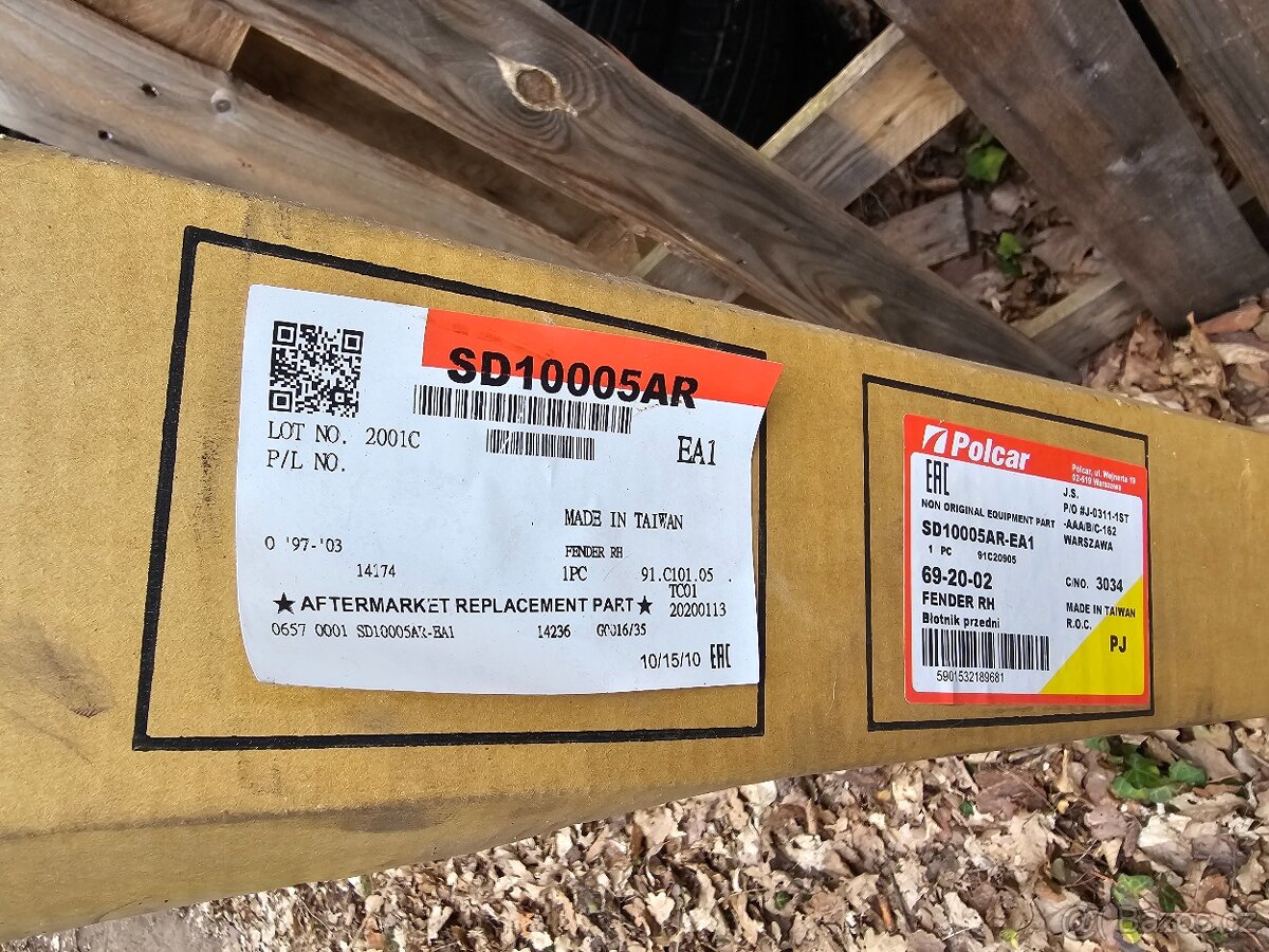 Přední blatníky - Octavia 1 - NOVÉ - 8