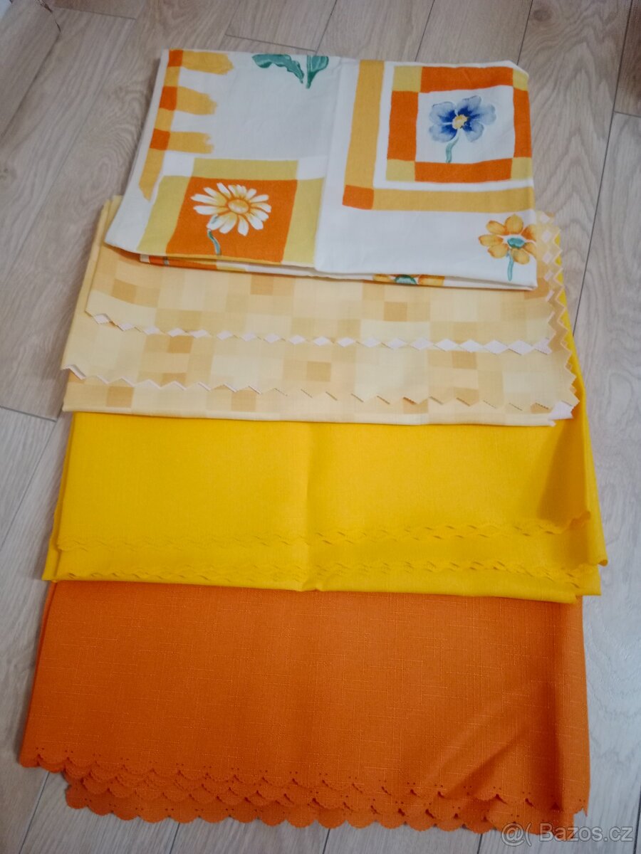 Ubrusy různé barvy a velikosti - jako nové - 8