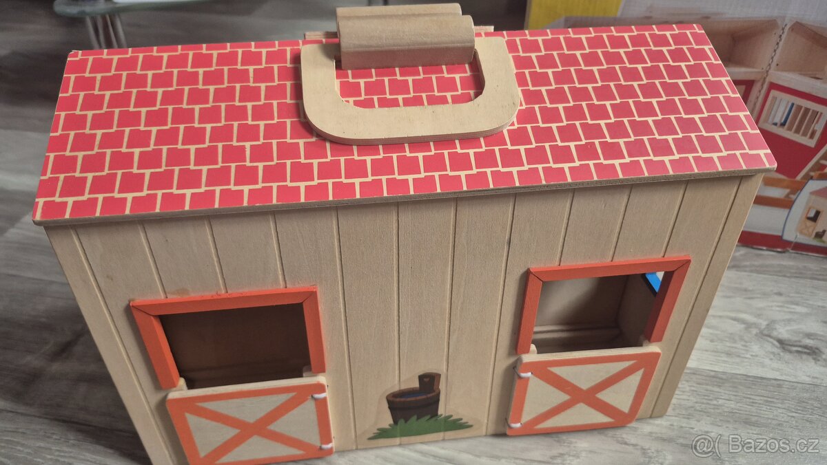 Woody dřevěná stáj + doplnky - 8