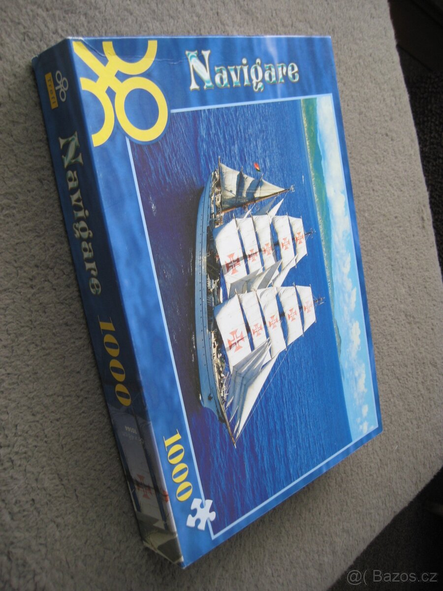 Puzzle, Plachetnice Sagres, 1000 dílků, 68x48 cm - 8