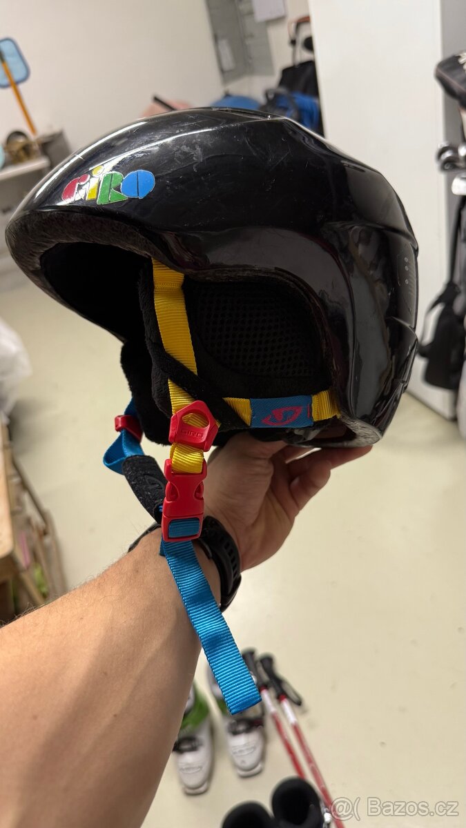 Dětské lyže 100cm a 88cm, dětské lyžáky, lyžařská helma - 8