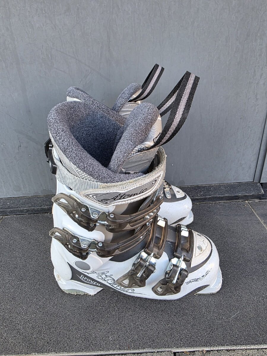 Dívčí lyže TECNO PRO, 130 cm + lyžáky ATOMIC - 8