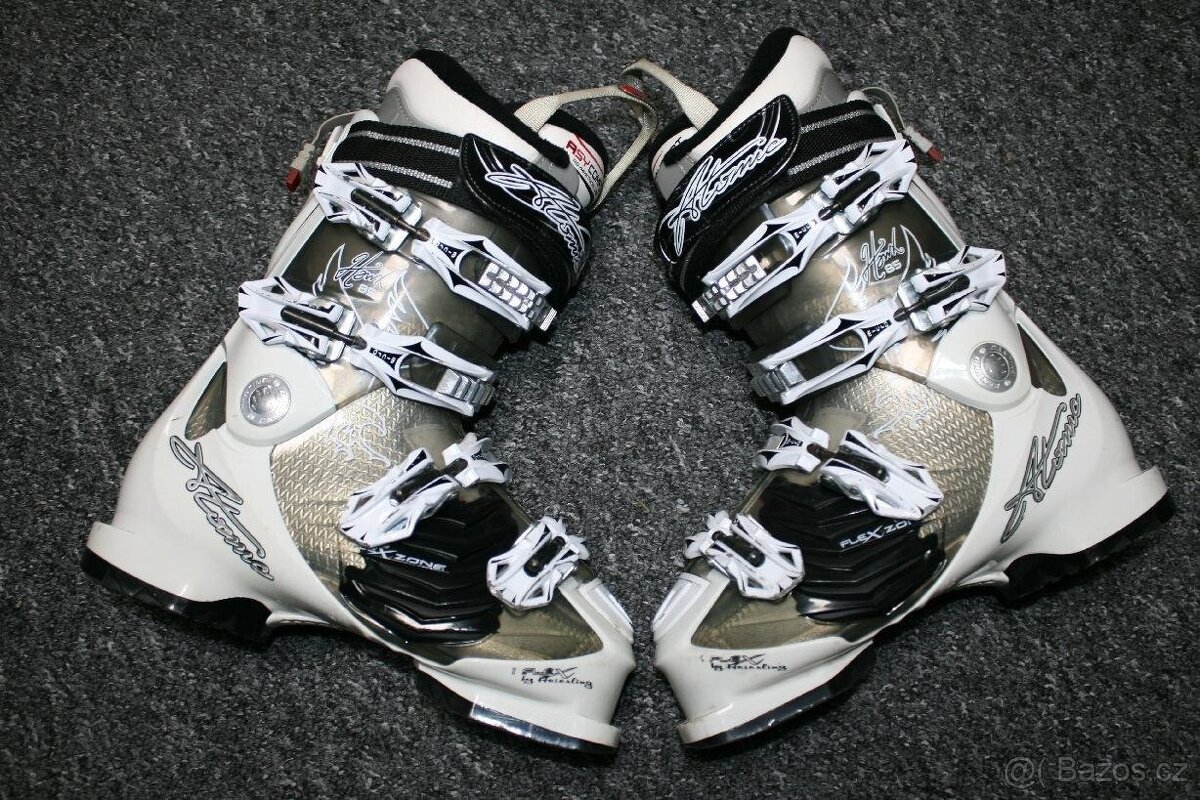 dámske , dievcenské lyže Salomon sun drevene jadro 136 cm - 8