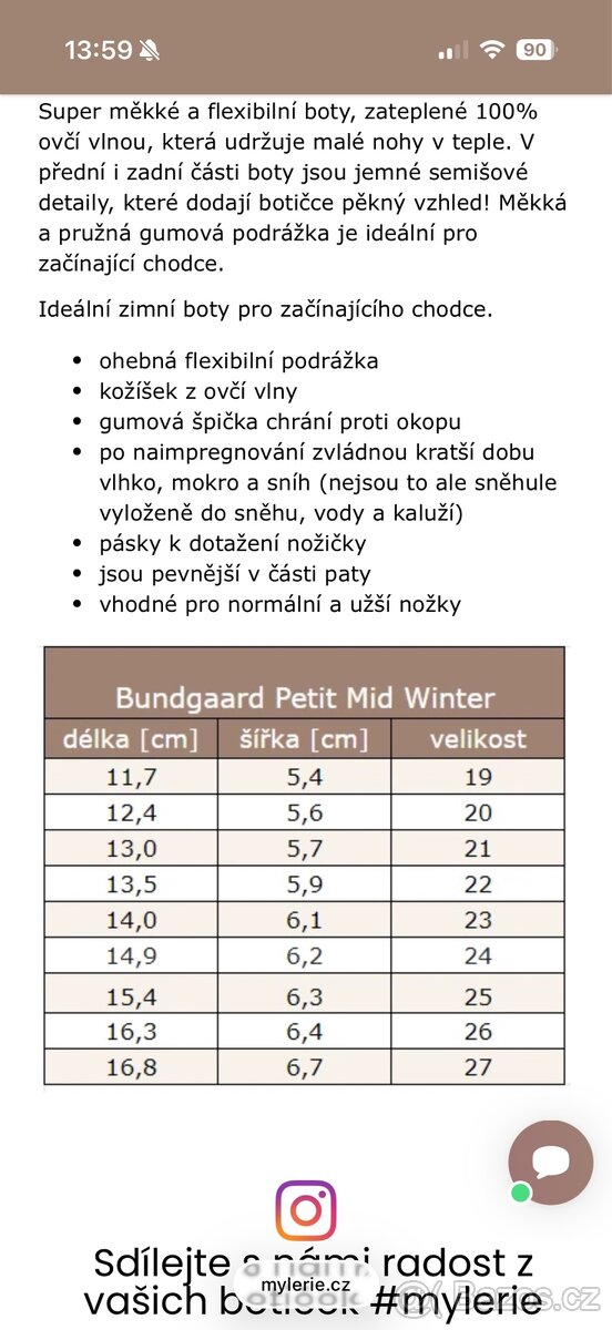 Dětské zimní barefoot boty Bundgaard - 8