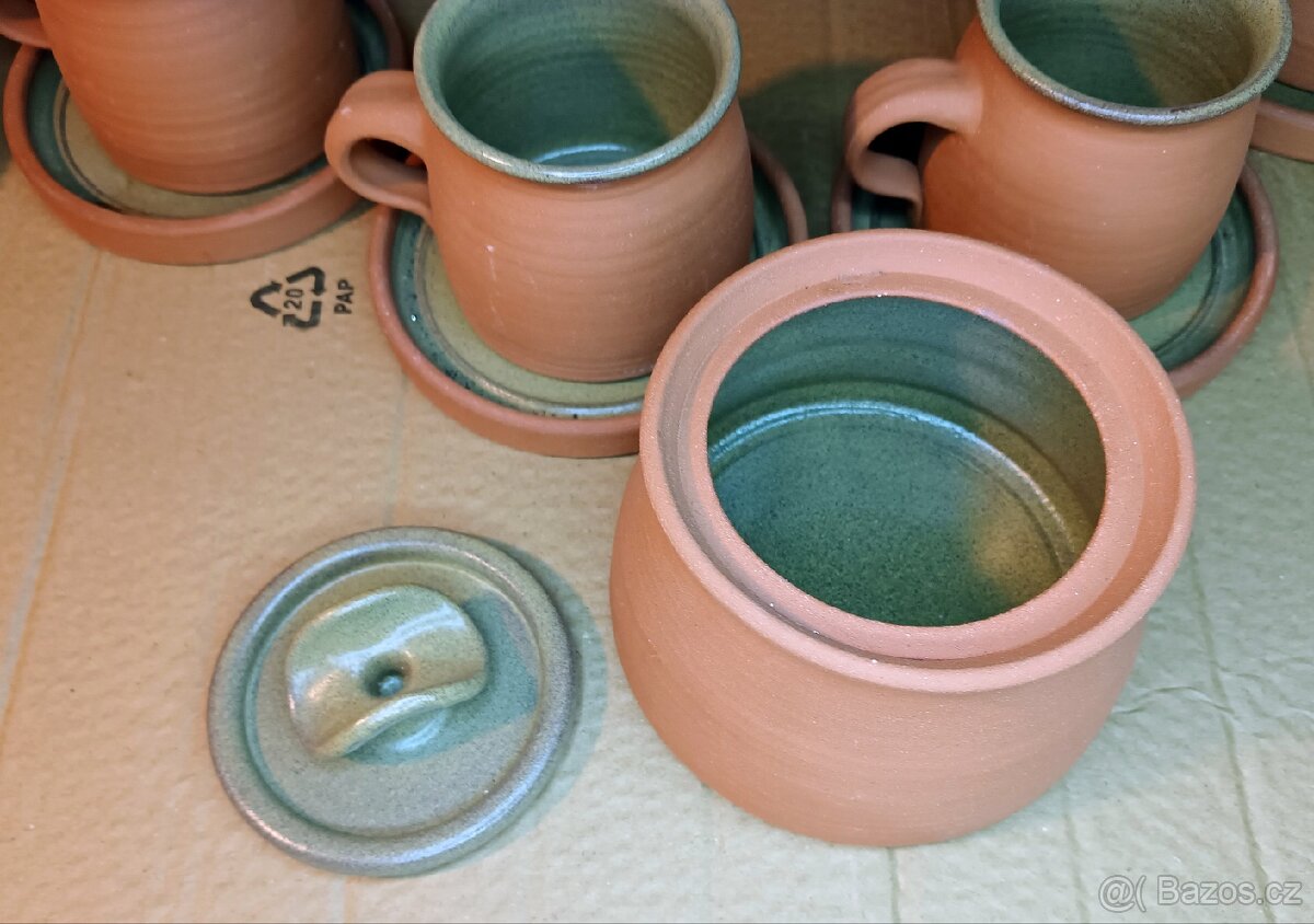 Nová velká čajová souprava. Nepoužitá - 8