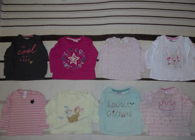 MEGA BALÍK 61 KS DÍVČÍHO OBLEČENÍ VEL.80 ZA SUPER CENU 350,- - 8