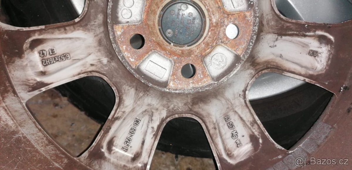 Alu kola Borbet VW - 205/55 R 16 - 8