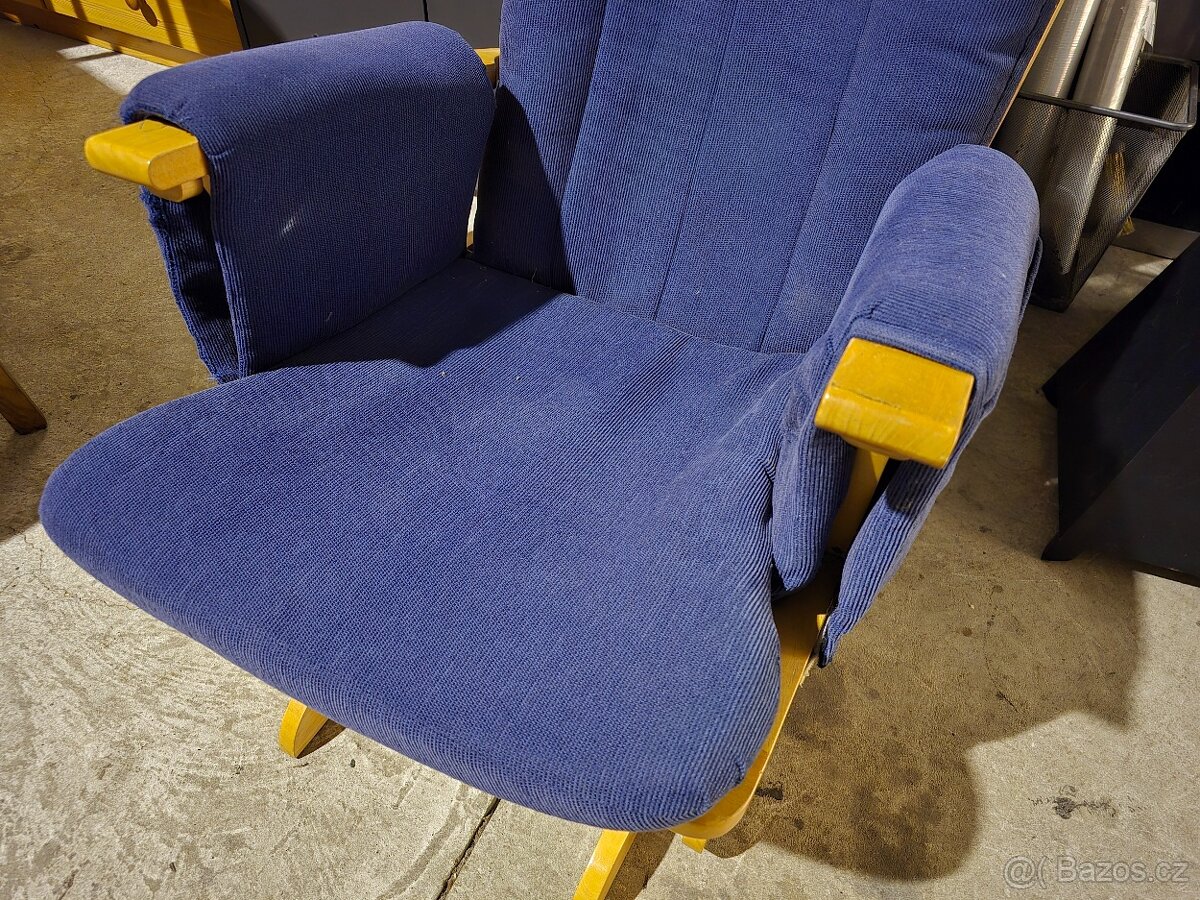 Křeslo Houpací 80x65 výška 44 cm - 8