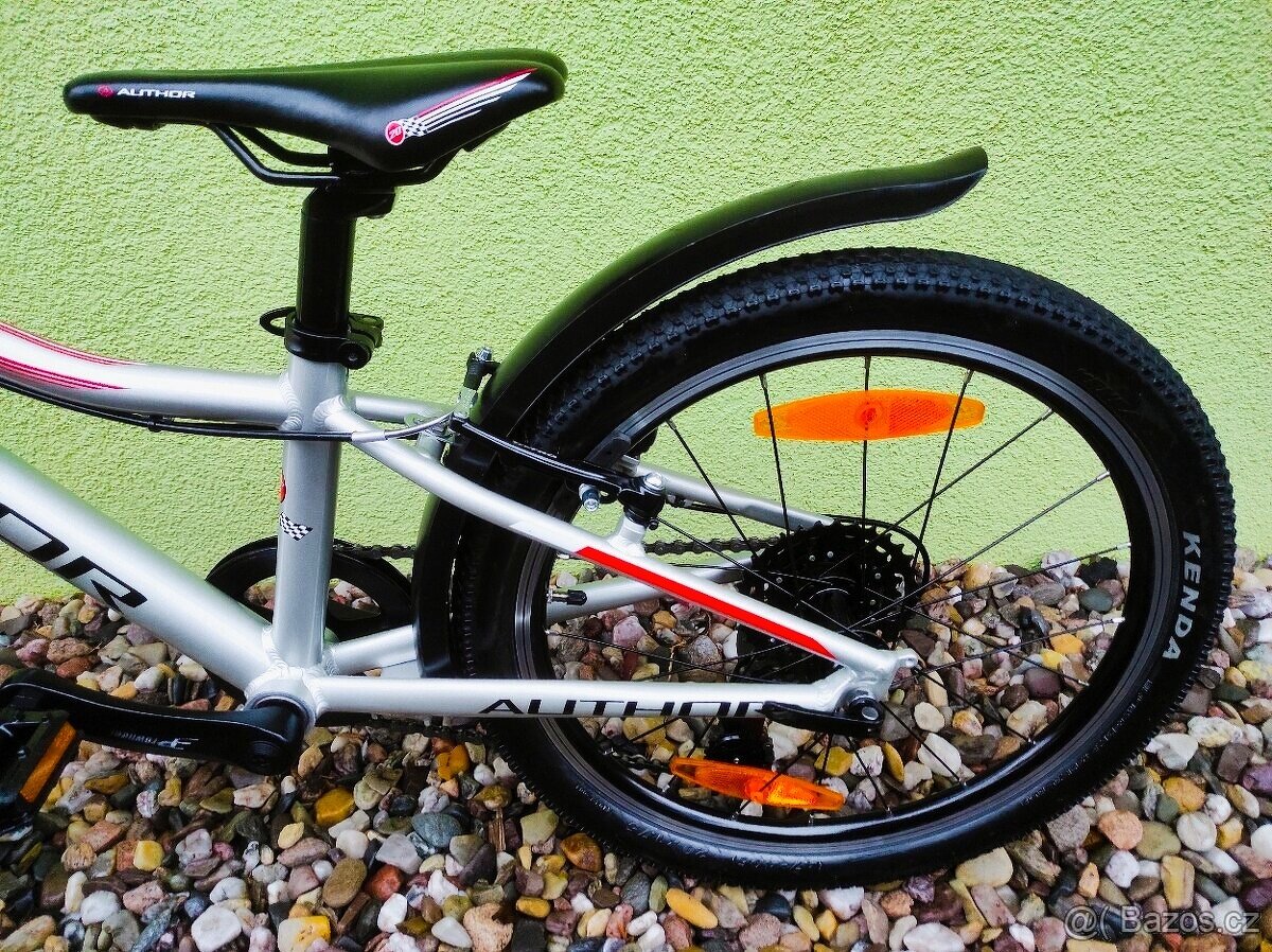 Značkové kolo Author Record 20" (stříbrná/červená) - 8