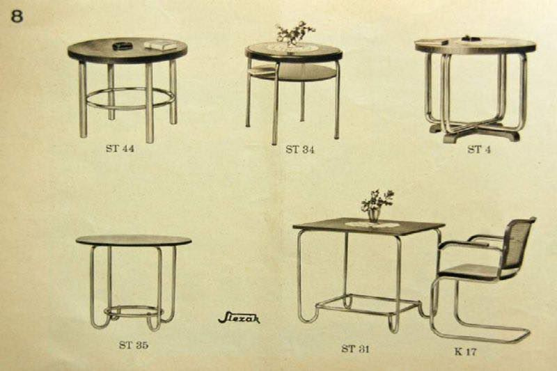 stolek funkcionalismus,Slezák ST34 - 8