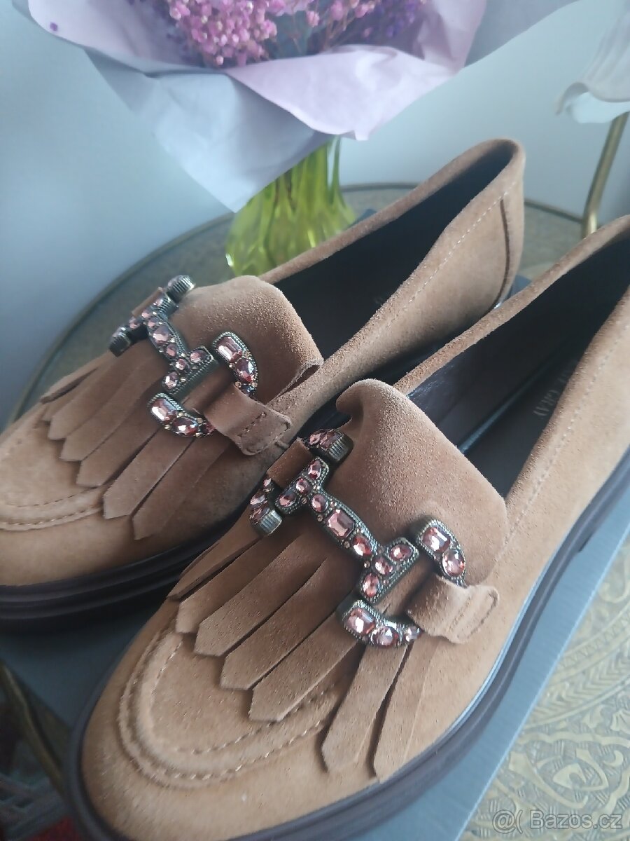 Nové kožené mokasíny - 8