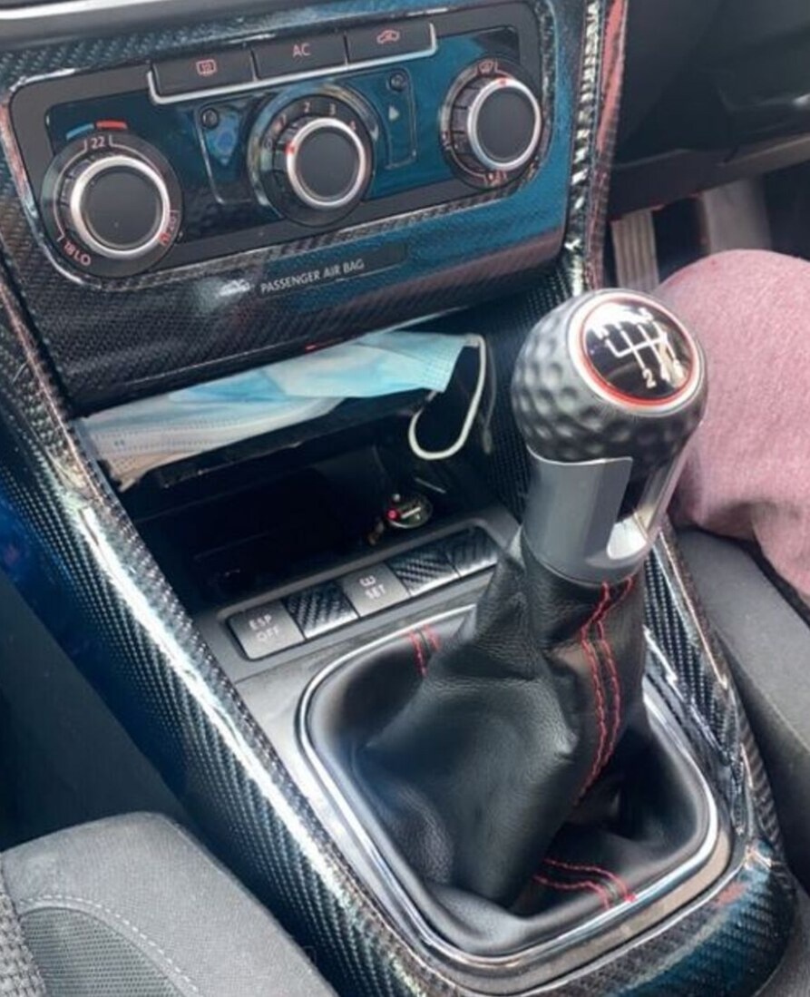 Kožená GTI radica paka (golfovy miček) - 8