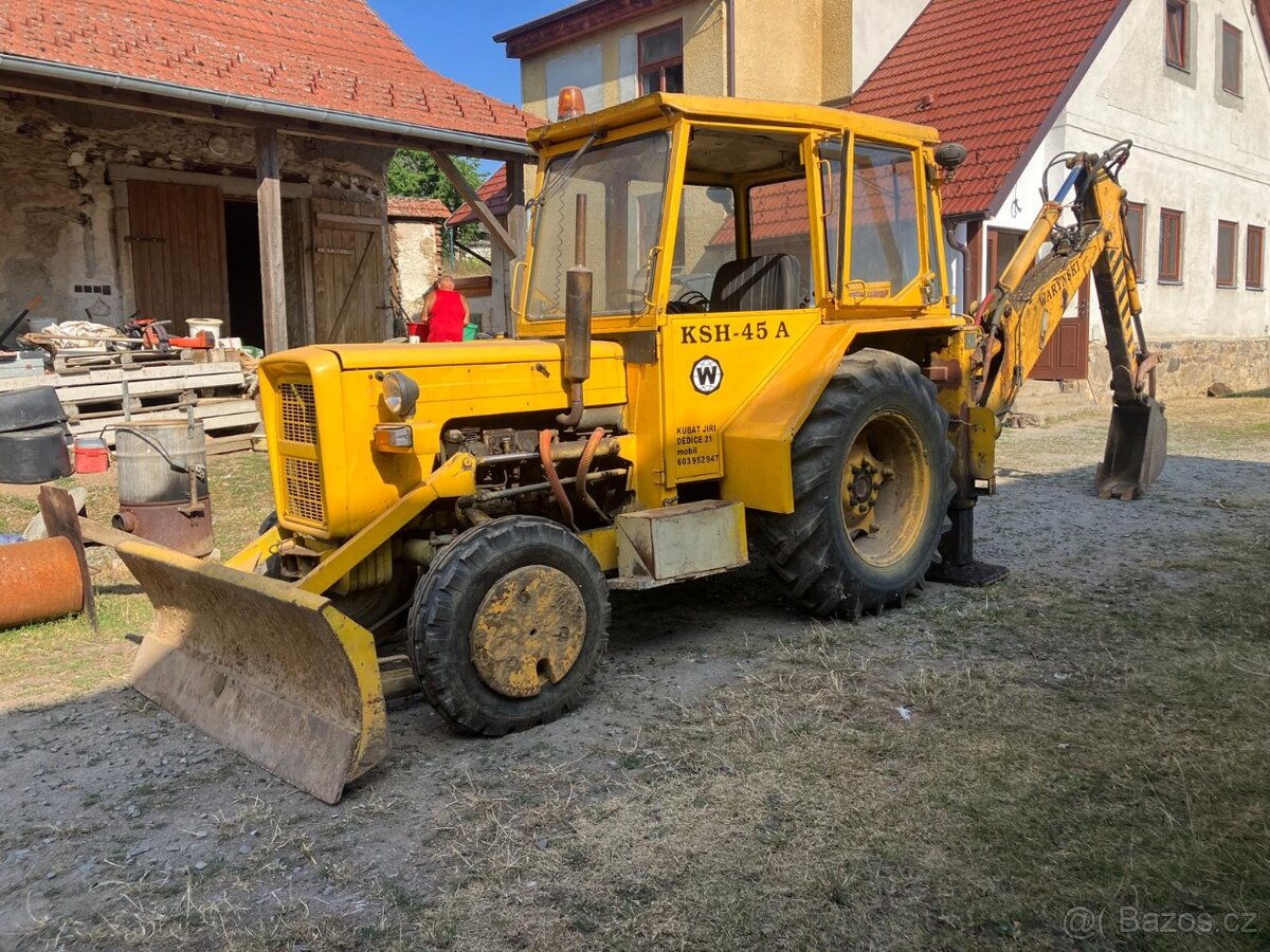 Prodám traktor bagr WARINSKY - 8