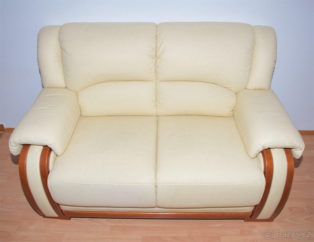 Kožená sedací souprava 3+2+1 nerozkládací - 8