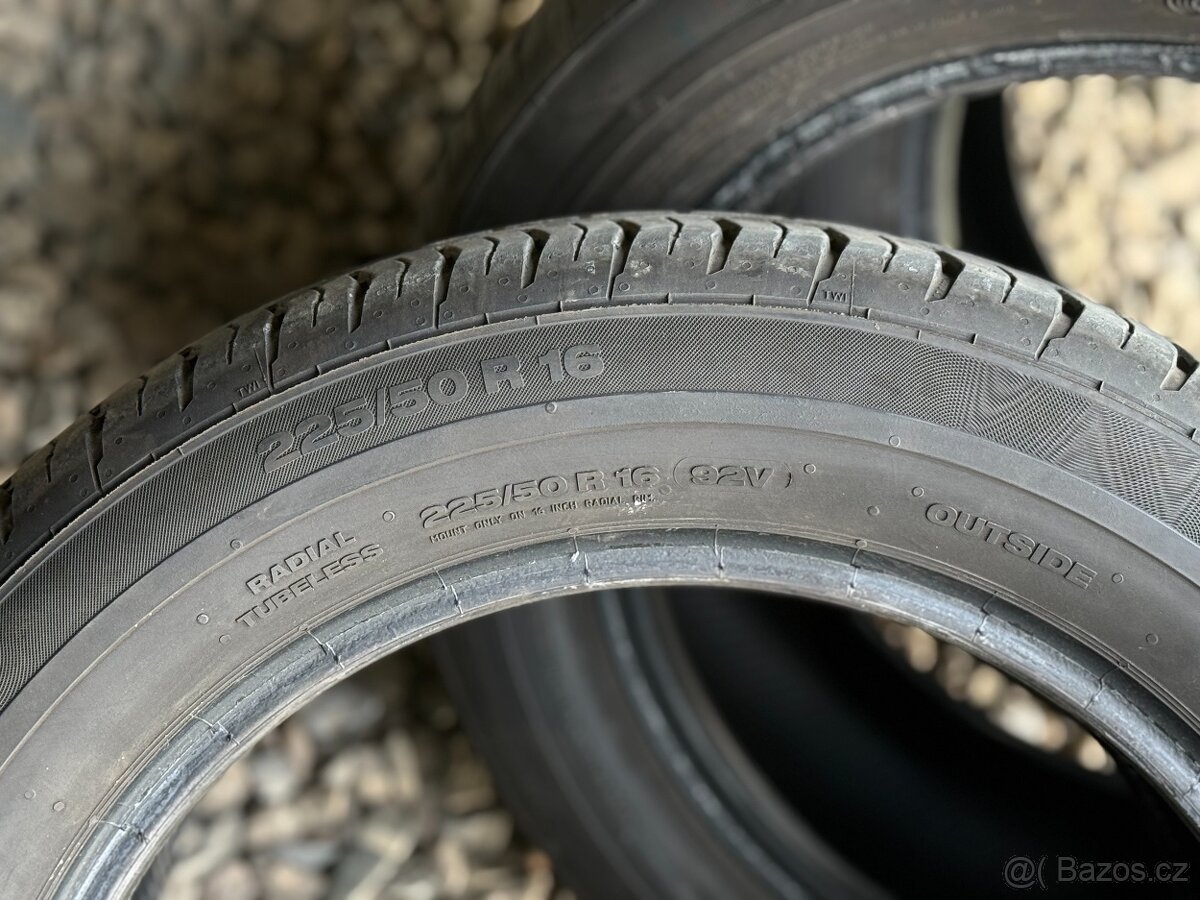 225/50/16 - Continental letní sada pneu - 8