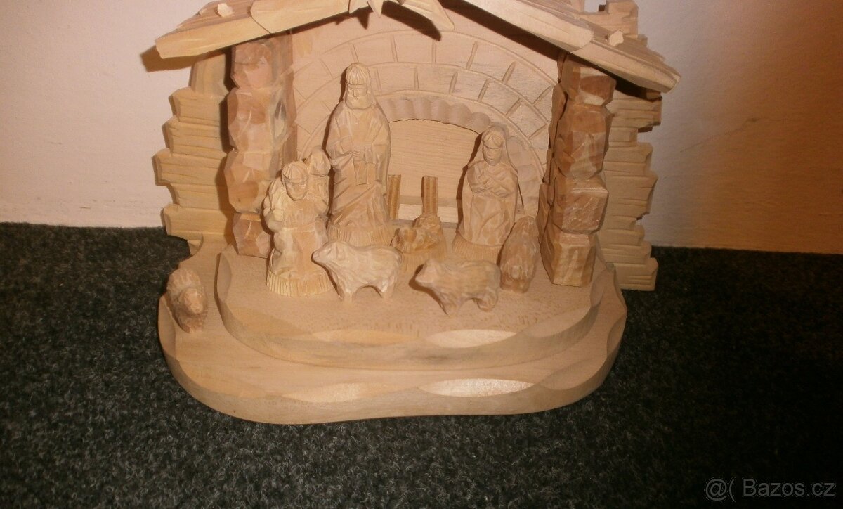 Český dřevěný betlém 14B8 - 8