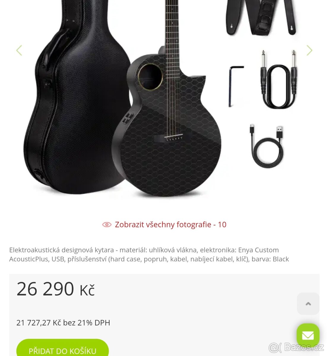 NOVÁ ELEKTOAKUSTICKÁ KYTARA ENYA X4 ACOUSTIC PRO ZÁRUKA - 8