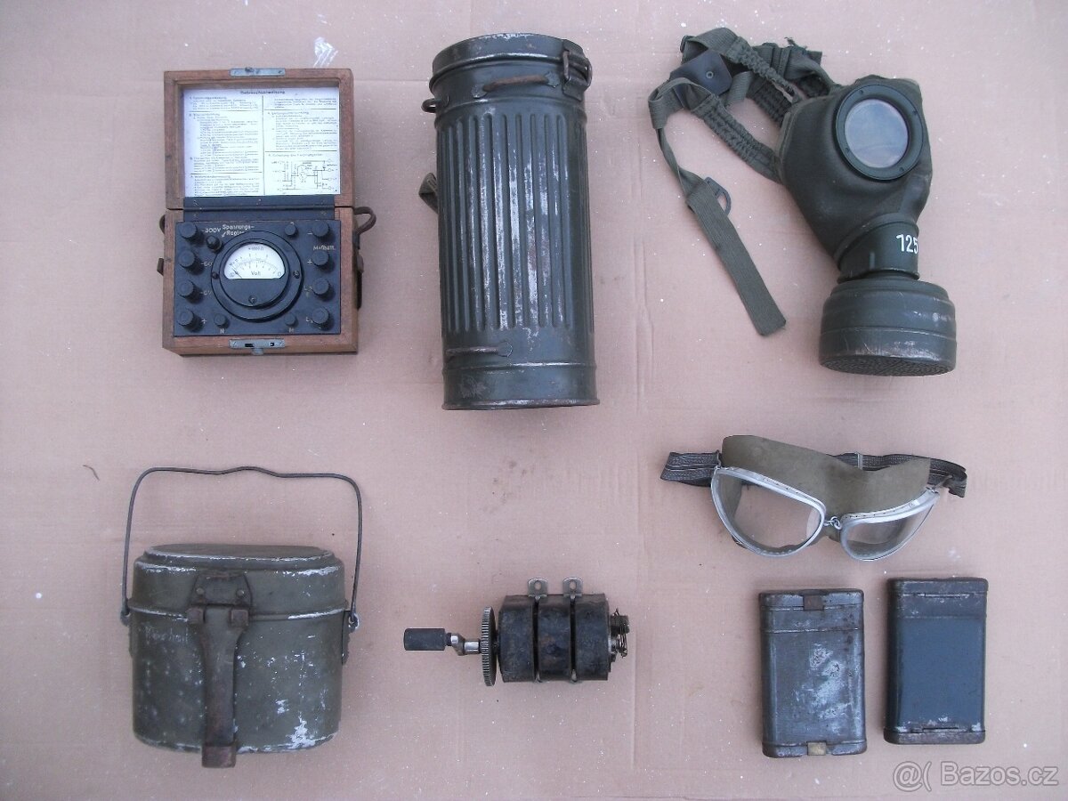 uniforma ČSLA, VB, plyn. maska, mapník, strážní boty.. - 8