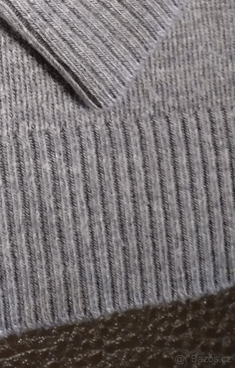Dámské šedivé svetry vel. M - 8