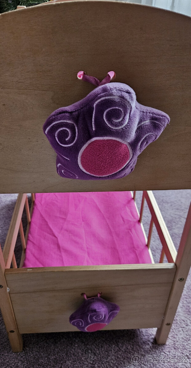 Dětská palanda, dvoupatrová postýlka pro panenky - 8