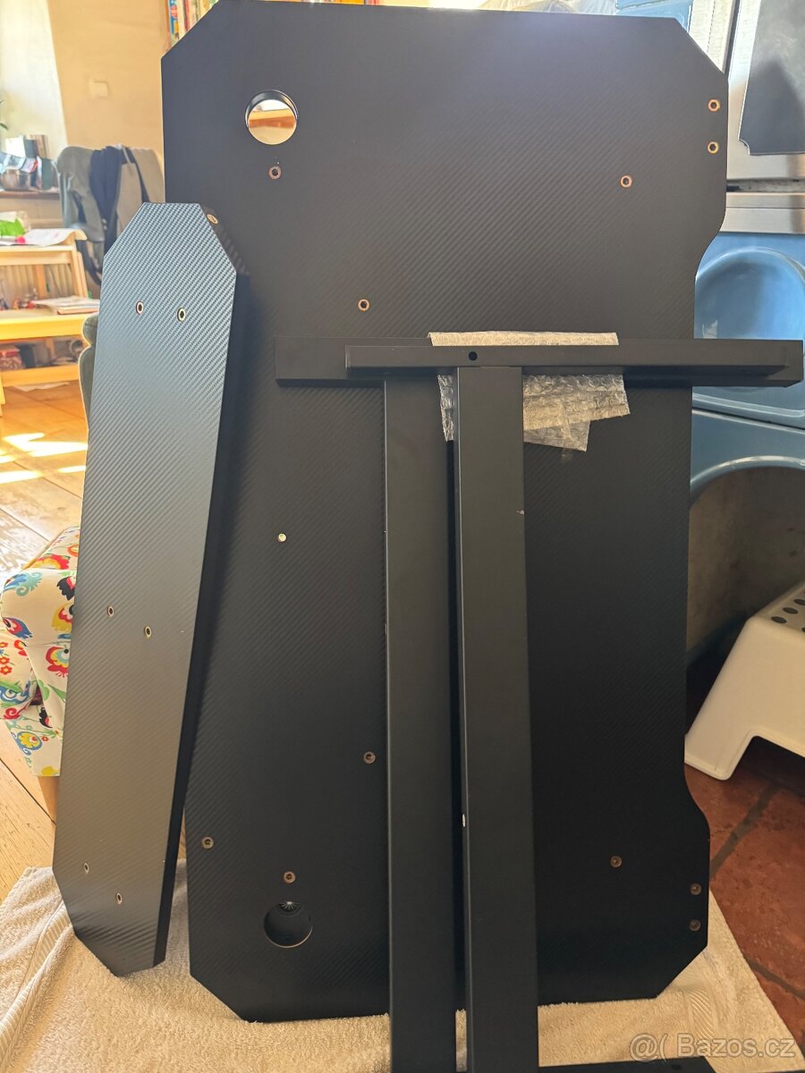 Herní stůl 100x55 cm, černý, nový - 8