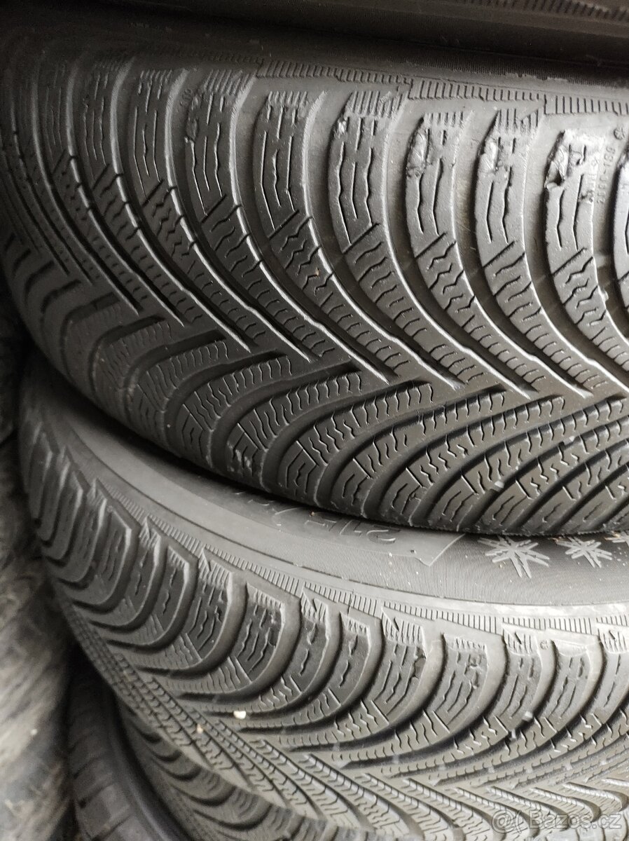 215/60 R16 M+S ZIMNÍ MICHELIN ALPIN - 4KS - LEVNĚ - 8