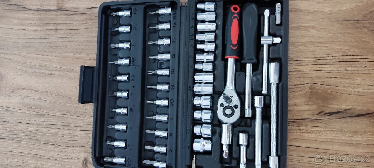 Prodám novou nepoužitou 46 dílnou sadu račňových a nástrčnýc - 8