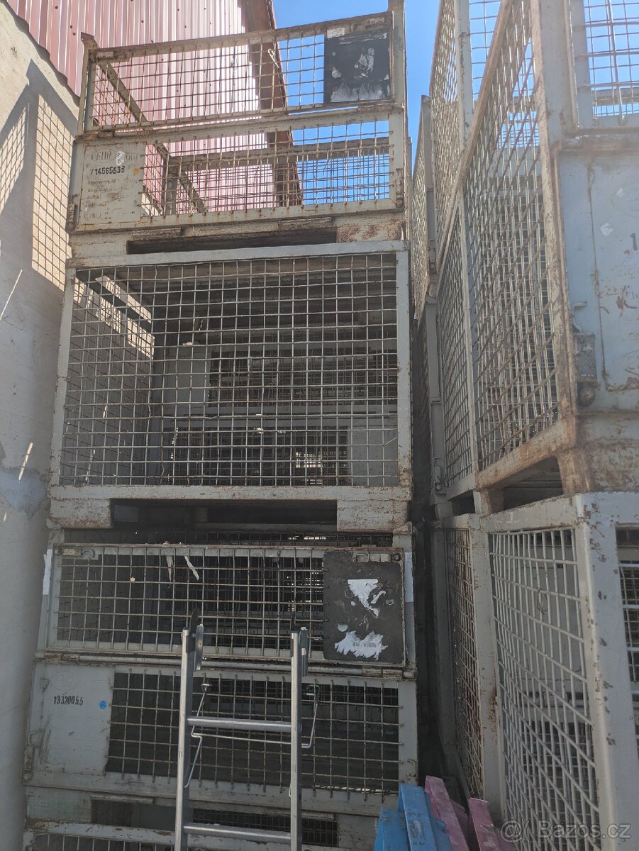 Kovové klece gitterbox - 8