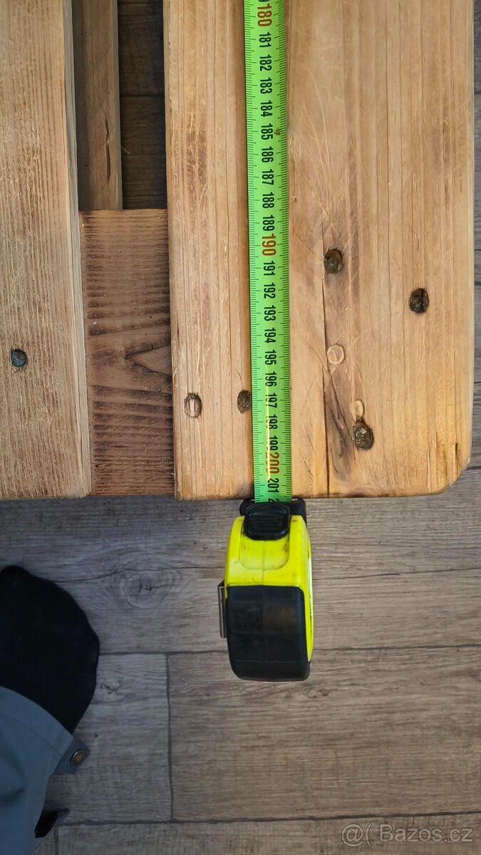 Prodám bytelnou paletovou postel EUR - 8